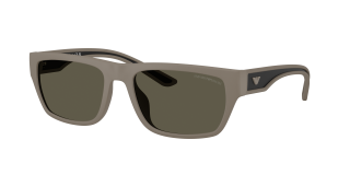 Óculos de sol Emporio Armani 0EA4267U Castanho Quadrada - 1
