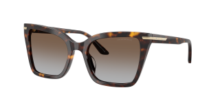 Óculos de sol Emporio Armani 0EA4273BU Castanho Quadrada - 1