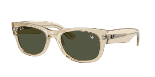 Óculos de sol Ray Ban 0RB0832S MEGA WAYFARER II Beige Quadrada - 2