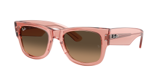 Óculos de sol Ray Ban 0RB0840S MEGA WAYFARER Rosa/Vermelho-Púrpura Quadrada - 1