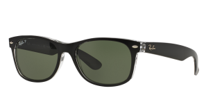 Óculos de sol Ray Ban 0RB2132 NEW WAYFARER Preto Quadrada - 1