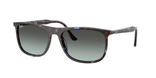 Óculos de sol Ray Ban 0RB2216 Azul Retangular - 1