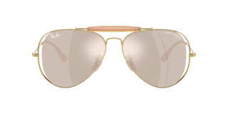 Óculos de sol Ray Ban 0RB3029M Dourados Aviador - 2