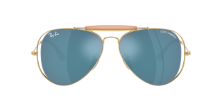 Óculos de sol Ray Ban 0RB3029M Dourados Aviador - 2