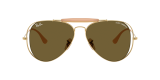 Óculos de sol Ray Ban 0RB3029M Dourados Aviador - 2