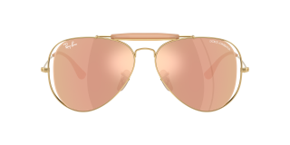 Óculos de sol Ray Ban 0RB3029M Dourados Aviador - 2