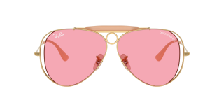 Óculos de sol Ray Ban 0RB3138M Dourados Aviador - 2