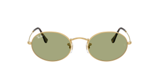 Óculos de sol Ray Ban 0RB3547 OVAL Dourados Ovalada - 2