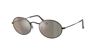 Óculos de sol Ray Ban 0RB3547N OVAL Preto Ovalada - 1