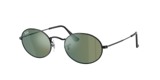 Óculos de sol Ray Ban 0RB3547N OVAL Preto Ovalada - 1