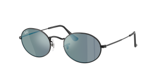 Óculos de sol Ray Ban 0RB3547N OVAL Preto Ovalada - 1