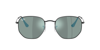Óculos de sol Ray Ban 0RB3548N HEXAGONAL Preto Quadrada - 2