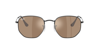 Óculos de sol Ray Ban 0RB3548N HEXAGONAL Preto Quadrada - 2