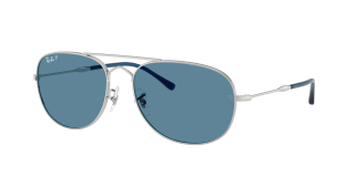 Óculos de sol Ray Ban 0RB3735 BAIN BRIDGE Prateados Quadrada - 1