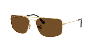 Óculos de sol Ray Ban 0RB3779 EXPLORER 3 Dourados Quadrada - 1