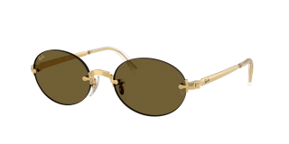 Óculos de sol Ray Ban 0RB3929 Dourados Ovalada - 1