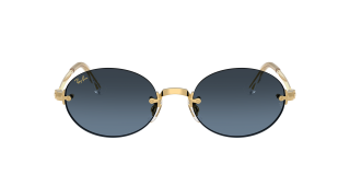 Óculos de sol Ray Ban 0RB3929 Dourados Ovalada - 2