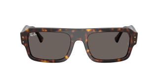 Óculos de sol Ray Ban 0RB4454 FLACKO Castanho Retangular - 2