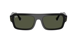 Óculos de sol Ray Ban 0RB4454 FLACKO Preto Retangular - 2