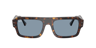 Óculos de sol Ray Ban 0RB4454 FLACKO Castanho Retangular - 2