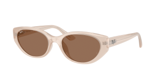 Óculos de sol Ray Ban 0RB4457D Beige Quadrada - 1
