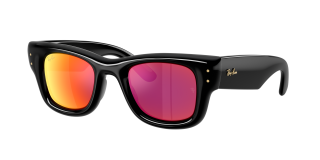 Óculos de sol Ray Ban 0RB4940 WAYFARER PUFFER Preto Quadrada - 1