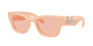Óculos de sol Ray Ban 0RB4940B WAYFARER PUFFER Lilás Quadrada - 1