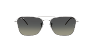 Óculos de sol Ray Ban 0RBR0102S CARAVAN REVERSE Prateados Quadrada - 2