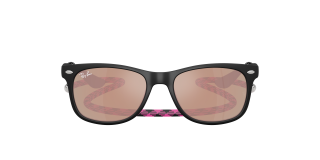Óculos de sol Ray Ban Junior 0RJ9052S JUNIOR NEW WAYFARER Preto Quadrada - 2