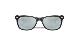 Óculos de sol Ray Ban Junior 0RJ9052S JUNIOR NEW WAYFARER Preto Quadrada - 2