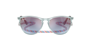 Óculos de sol Ray Ban Junior 0RJ9060S JUNIOR ERIKA Azul Redonda - 2
