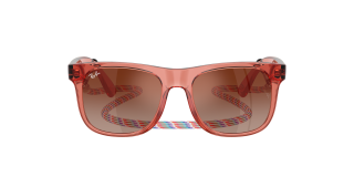Óculos de sol Ray Ban Junior 0RJ9069S JUNIOR JUSTIN Transparente Quadrada - 2