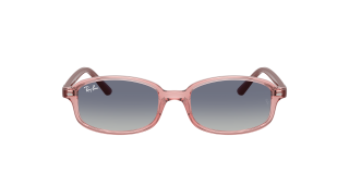 Óculos de sol Ray Ban Junior 0RJ9132S Rosa/Vermelho-Púrpura Quadrada - 2