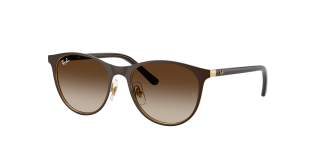 Óculos de sol Ray Ban Junior 0RJ9552S Castanho Redonda - 1