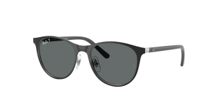 Óculos de sol Ray Ban Junior 0RJ9552S Preto Redonda - 1