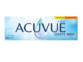 Lentes de contacto Diárias Acuvue Oasys MAX 1-Day Multifocal for Astig. 30u