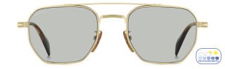 Óculos de sol David Beckham DB 1229/S DB Dourados Aviador - 2
