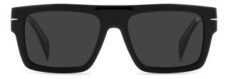 Óculos de sol David Beckham DB 7161/S DB Preto Retangular - 2