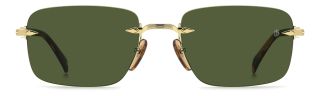 Óculos de sol David Beckham DB 1195/S DB Dourados Retangular - 2