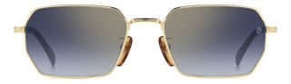 Óculos de sol David Beckham DB 1174/S DB Preto Retangular - 2