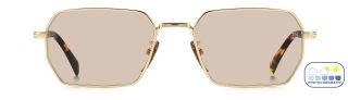 Óculos de sol David Beckham DB 1174/S DB Dourados Retangular - 2