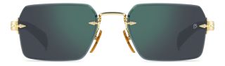 Óculos de sol David Beckham DB 7109/S DB Castanho Retangular - 2