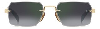 Óculos de sol David Beckham DB 7109/S DB Verde Retangular - 2