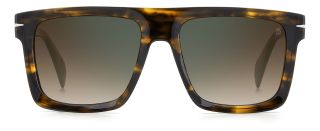 Óculos de sol David Beckham DB 7134/S DB Castanho Retangular - 2