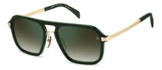 Óculos de sol David Beckham DB 7136/S DB Verde Retangular - 1