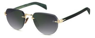 Óculos de sol David Beckham DB 7144/S DB Verde Aviador - 1