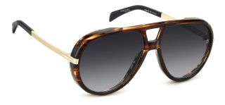 Óculos de sol David Beckham DB 99/VOYAGER DB Dourados Aviador - 2