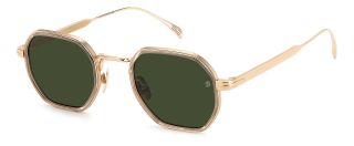Óculos de sol David Beckham DB 1097/S DB Dourados Retangular - 1