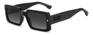 Óculos de sol Dsquared2 ICON 0029/S DS Preto Retangular - 1
