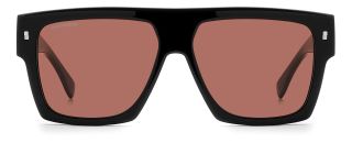 Óculos de sol Dsquared2 ICON 0030/S DS Preto Retangular - 2